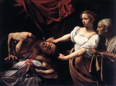 Judith Beheading Holofernes by Michelangelo Merisi Caravaggio